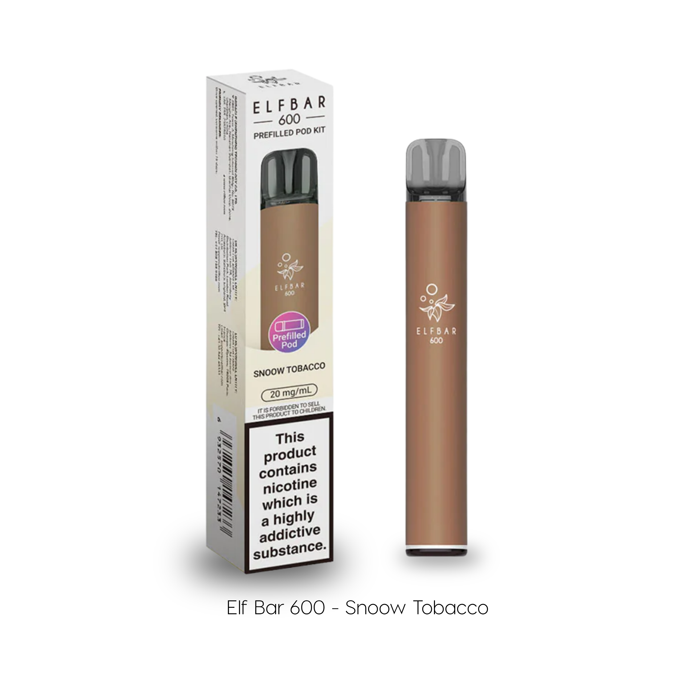 Snow Tobacco | Elf Bar 600 Prefilled Kit