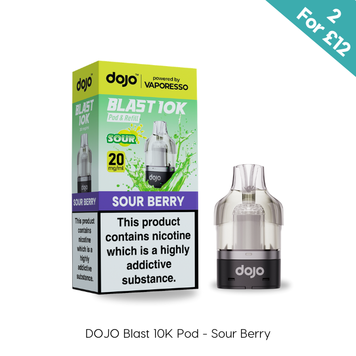 Sour Berry - Vaporesso Dojo Blast 10K Prefilled Pods
