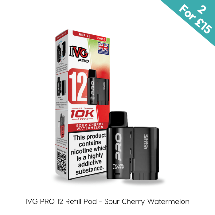 Sour Cherry Watermelon - IVG PRO 12 Pods
