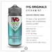 IVG Originals Spearmint 100ml e-liquid bottle with product details, flavour description Free UK Delivery and same day delivery in milton keynes.