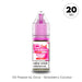 Strawberry Coconut nic salt e-liquid 10ml bottle by Ox Passion, 20mg strength