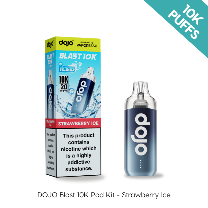 Strawberry Ice - Vaporesso Dojo Blast 10K Prefilled Kit