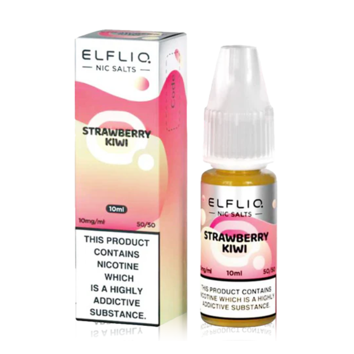 Strawberry Kiwi Nic Salt Eliquid by Elfliq | Vape DIrect Strawberry Kiwi Nic Salt Eliquid by Elfliq | Vape DIrect