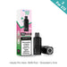 Strawberry Kiwi Hayati Pro Max Plus prefilled pod and refill container on a plain background