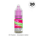 OX Passion Strawberry Melon e-liquid bottle with 20 mg label on a white background
