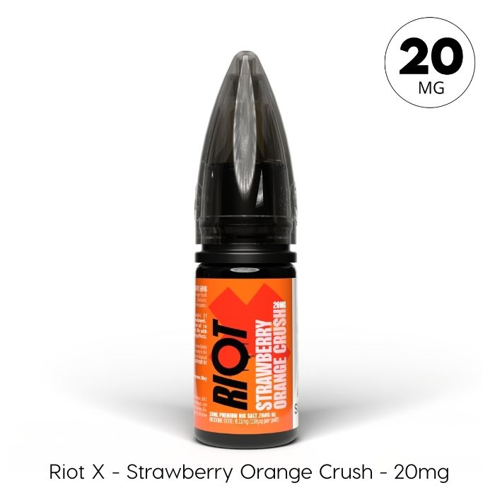 Strawberry Orange Crush Riot X Nic Salt | Vape Direct Strawberry Orange Crush Riot X Nic Salt | Vape Direct
