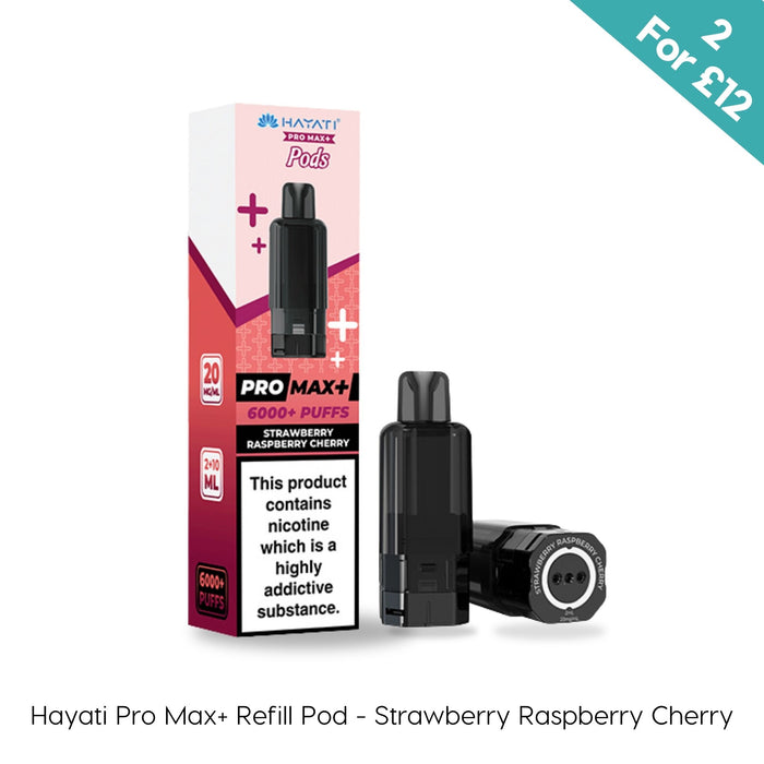 Strawberry Raspberry Cherry - Hayati Pro Max Plus Pods