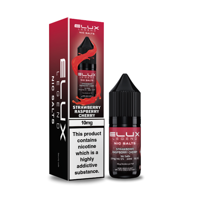 Strawberry Raspberry Cherry Nic Salt E-Liquid by Elux Legend