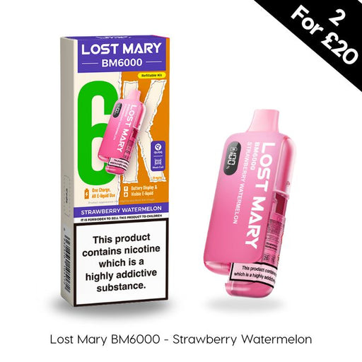 Lost Mary BM6000 Strawberry Watermelon Pre Filled Pod Kit