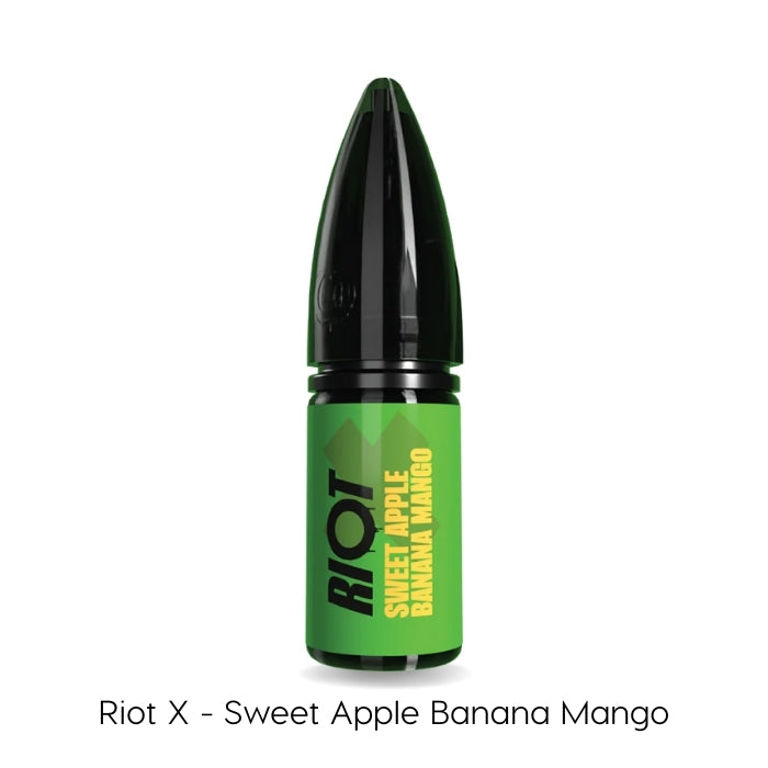 Riot X Sweet Apple Banana Mango Nic Salt by Riot Squad at vape direct milton keynes