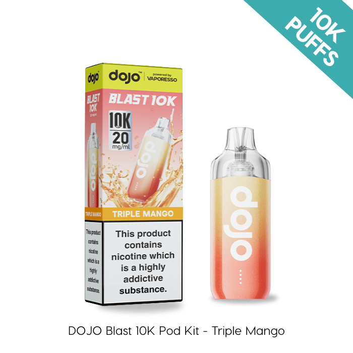 dojo disposable vape Triple Mango 10K Kit fizzy soda pop Flavor:Sour Blueberry Watermelon Shop Tyson 2.0 Iron