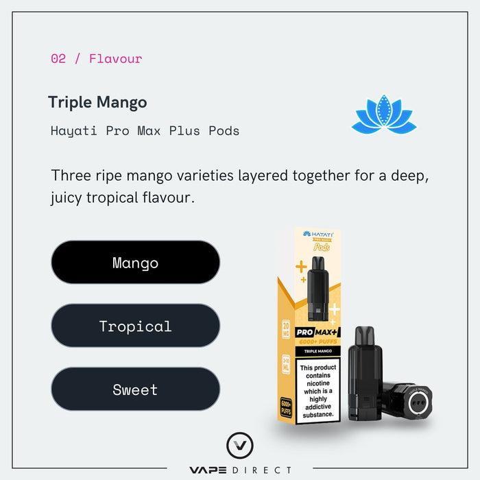 Triple Mango - Hayati Pro Max Plus Pods