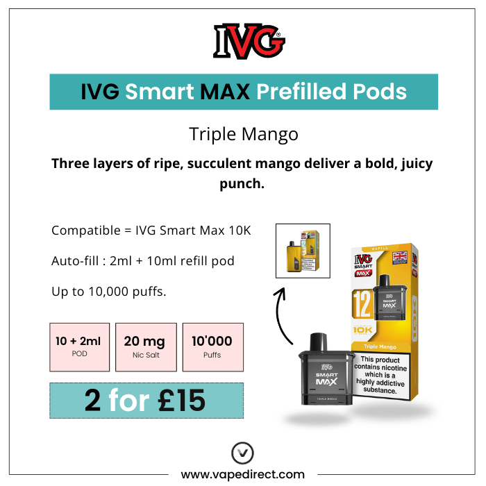 Triple Mango - IVG Smart Max 10K Refill Pod