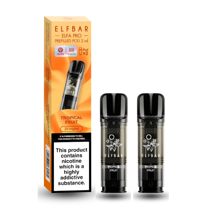 Tropical Fruits - Elfa Pro Pods By Elf Bar Tropical Fruits - Elfa Pro Pods By Elf Bar
