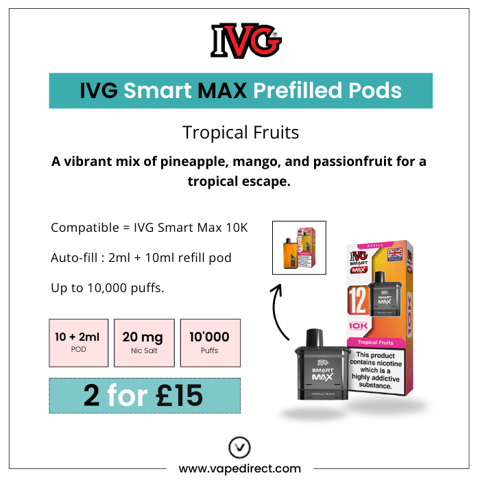 Tropical Fruits - IVG Smart Max 10K Refill Pod