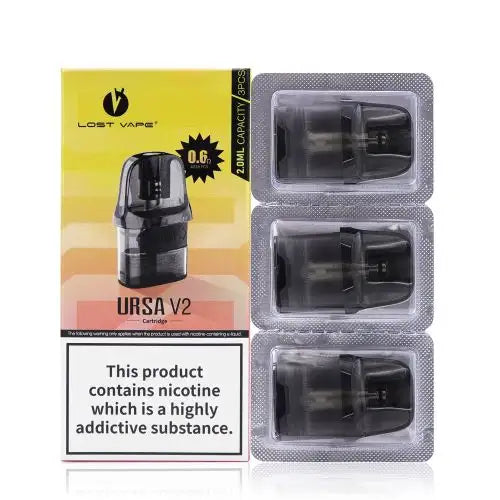 Lost Vape Ursa V2 Replacement Pod Cartridges | Vape Direct Lost Vape Ursa V2 Replacement Pod Cartridges | Vape Direct