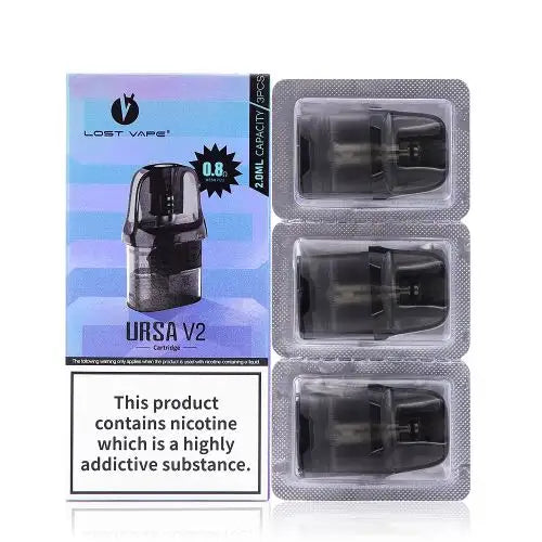 Lost Vape Ursa V2 Replacement Pod Cartridges | Vape Direct Lost Vape Ursa V2 Replacement Pod Cartridges | Vape Direct