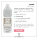 A V4 Vapour - Vanilla 10ml E-Liquid bottle is pictured with product details like strengths, VG/PG ratio, a 4 for £10 offer, delivery info, and the vapedirect.com website. Brand: V4 Vapour. Available at Vape Direct In Milton Keynes