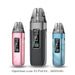 Vaporesso Luxe X3 Pod Kit shown in three colours – Sheer Pink, Black and Fluid Blue – 2600mAh battery