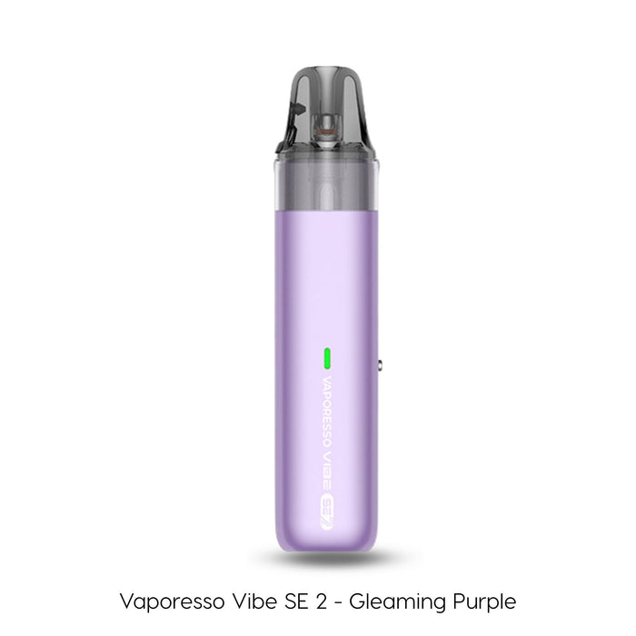Vaporesso Vibe SE 2 pod kit in Gleaming Purple with a smooth glossy finish