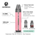 Vaporesso Vibe SE 2 key features: 5 to 28W output, 1400mAh battery, dual mesh pods, Eco and Power modes, MTL and RDL