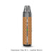 Vaporesso Vibe SE 2 pod kit in Leather Brown with a woven leather texture