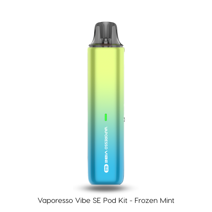 Vaporesso Vibe SE Pod Kit in Frozen Mint color on a white background