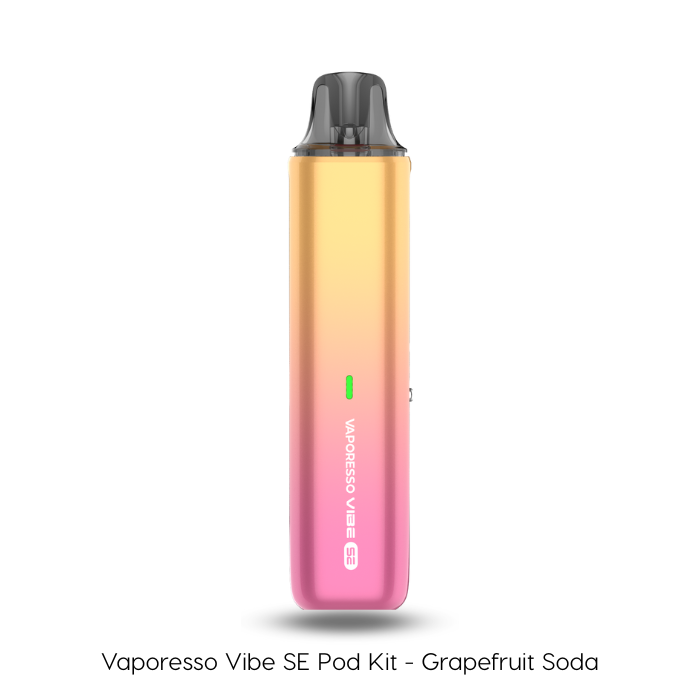 Vaporesso Vibe SE Pod Kit grapefruit soda on a white background