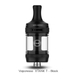 Vaporesso XTANK T black vape tank on a white background