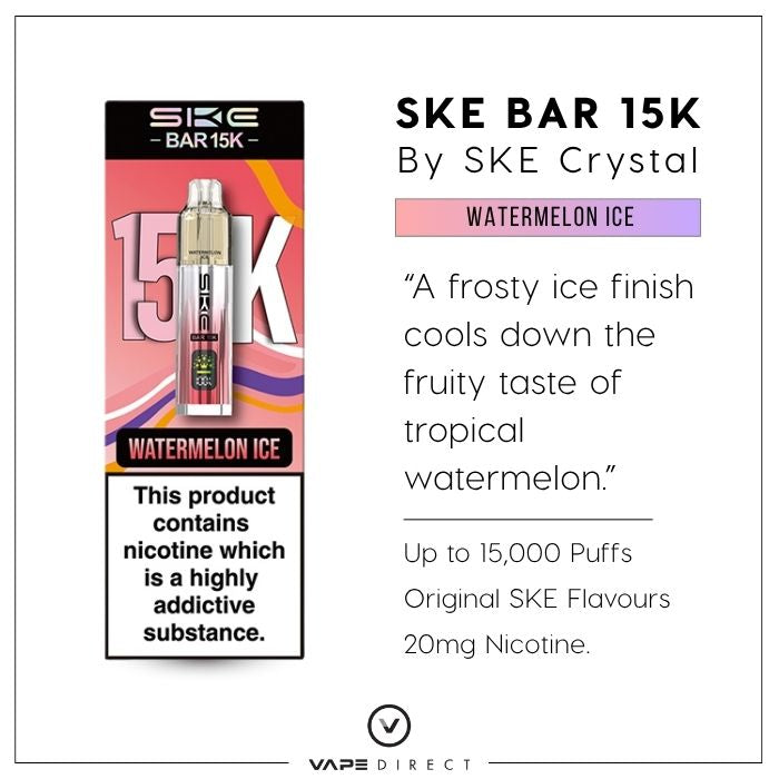 Watermelon Ice SKE Bar 15K Kit | Vape Direct Watermelon Ice SKE Bar 15K Kit | Vape Direct