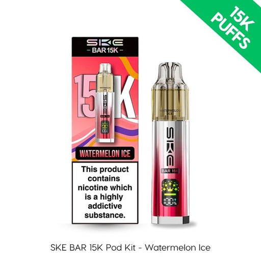 SKE BAR 15K Prefilled Pod Kit in Watermelon Ice flavour