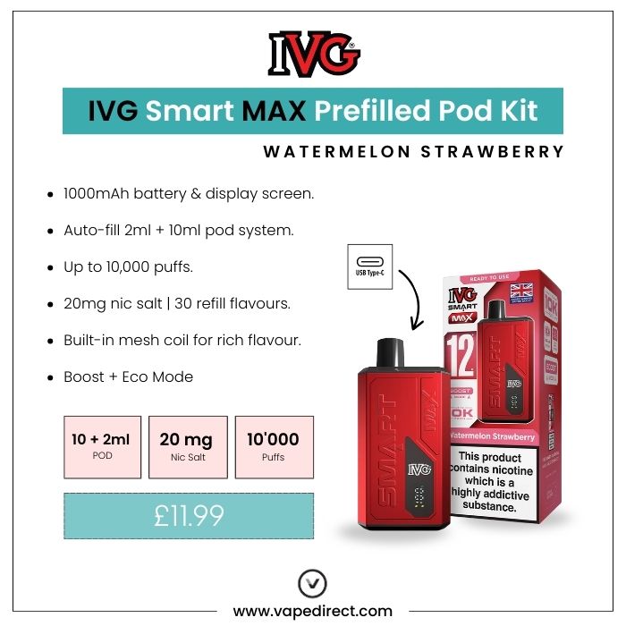 Watermelon Strawberry - IVG Smart Max 10K KIT