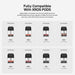Vaporesso Xros 6 Mini pod compatibility chart for XROS COREX pods from 0.4 to 1.2 ohm