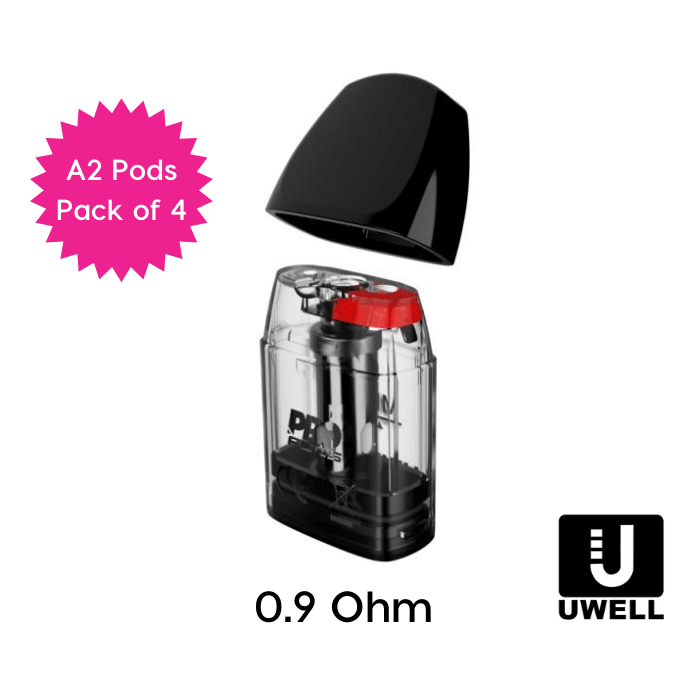 UWell Caliburn A2 Replacement Pods 4 Pack | Vape Direct UWell Caliburn A2 Replacement Pods 4 Pack | Vape Direct