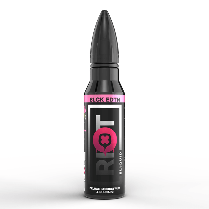 Passion Rhubarb - Black Edition By Riot Squad 50ml Vape Juice vape direct milton keynes