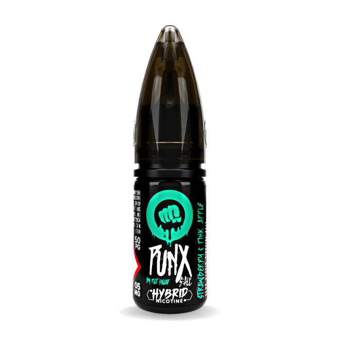 Strawberry, Pink Apple 10ml Nic Salt by PUNX. Riot Salts by Riot Squad Eliquids | Vape Direct 