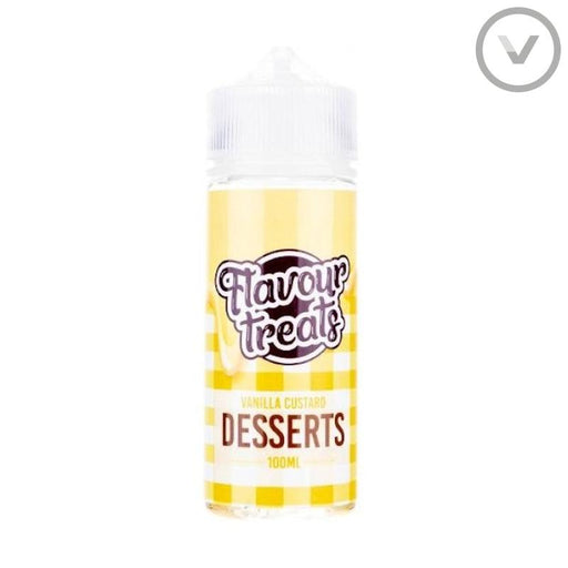 Flavour Treats - Vanilla Custard 100ml Short Fill - Vape Direct