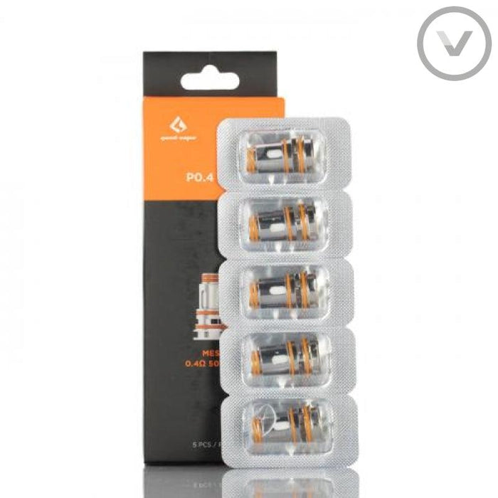 Geekvape Aegis Boost Pro replacement coils on a plain background