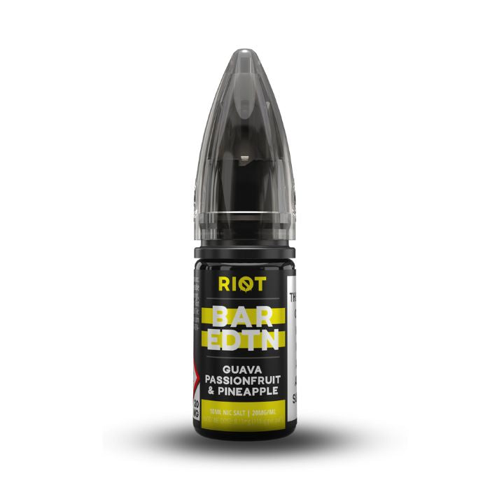 Guava Passionfruit Pineapple Riot Bar Nic Salt | Vape Direct