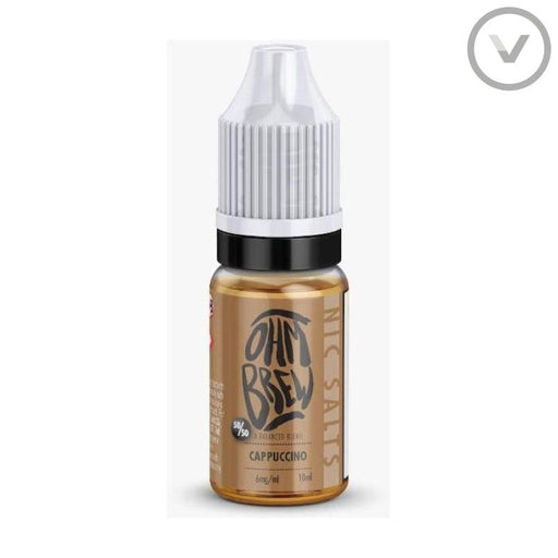OhmBrew - Cappuccino 10ml Nic Salt Vape Juice - Vape Direct