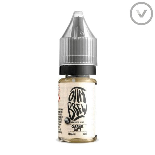 OhmBrew - Caramel Latte 10ml Nic Salt - Vape Direct