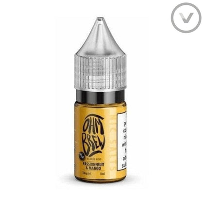 OhmBrew - Passionfruit Mango 10ml Nic Salt Vape juice - Vape Direct