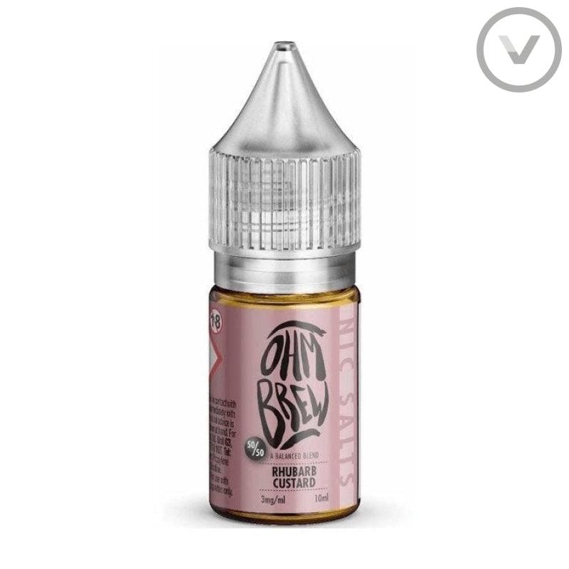 OhmBrew - Rhubarb Custard 10ml Vape Juice — Vape Direct