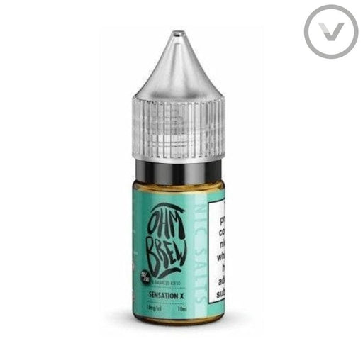 OhmBrew Sensation X 10ml Nic Salt Vape Juice - Vape Direct