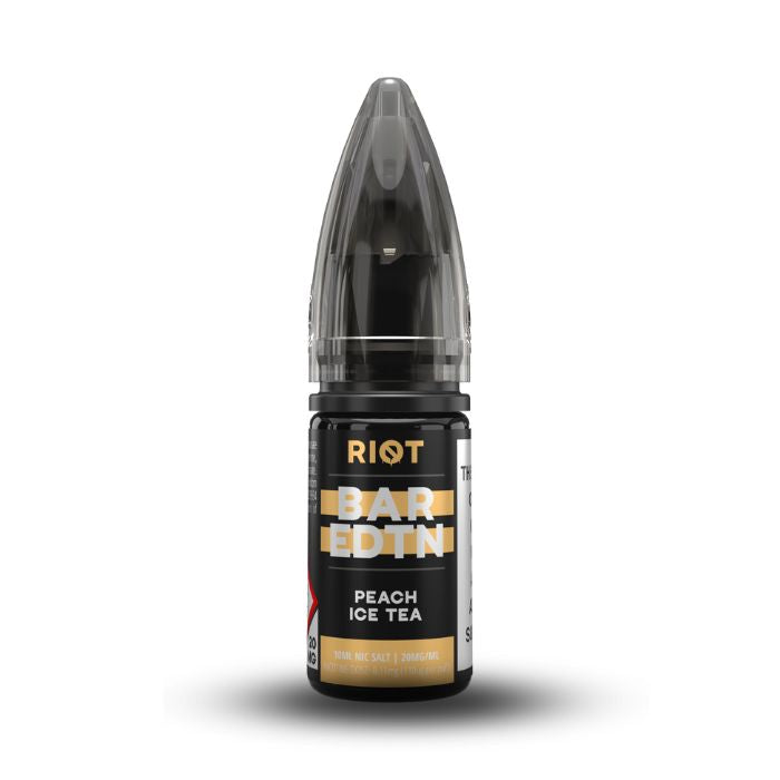 Peach Ice Tea Nic Salt Eliquid by Riot Bar Edition