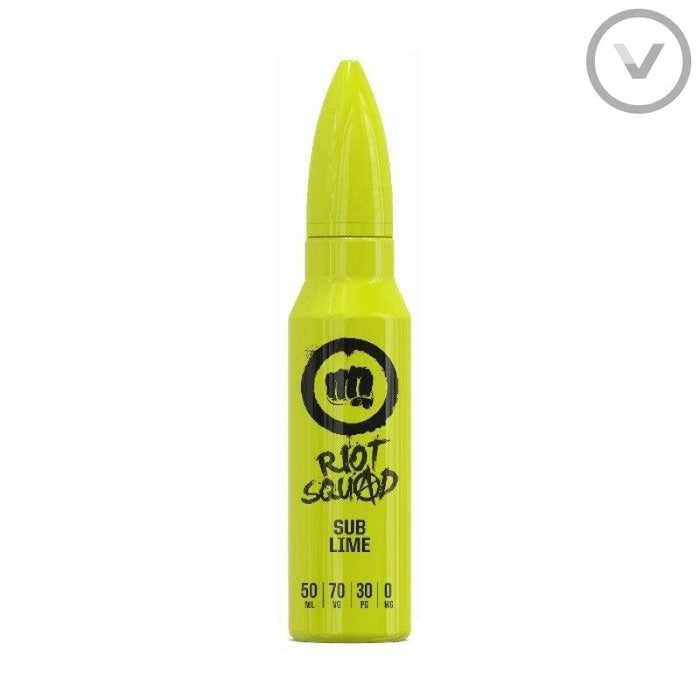 Riot Squad - Sub-Lime 50ml Short Fill Vape Juice - Vape Direct