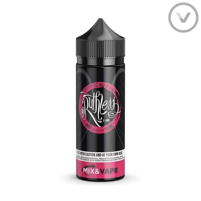 Ruthless - Ez Does It 100ml Short Fill Vape Juice Ruthless - Ez Does It 100ml Short Fill Vape Juice