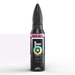 Ultra Peach Tea 50ml Black Edition shortfill e-liquid bottle by Riot Squad on a plain background