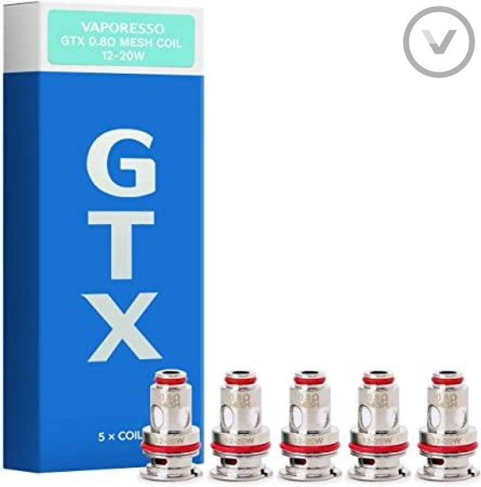 Vaporesso GTX replacement coils on a plain background, view 3 of 4