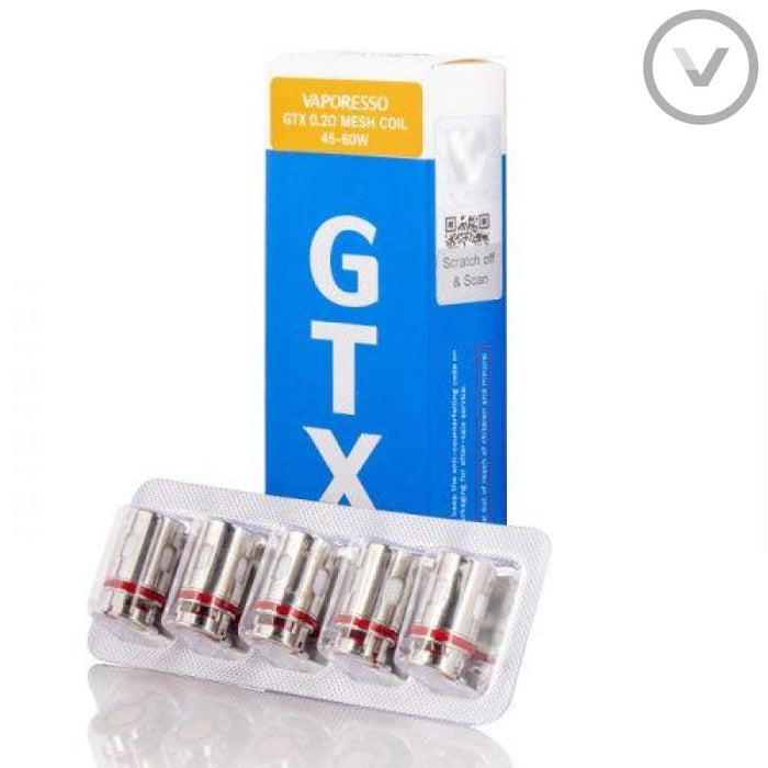Vaporesso GTX replacement coils on a plain background, view 2 of 4